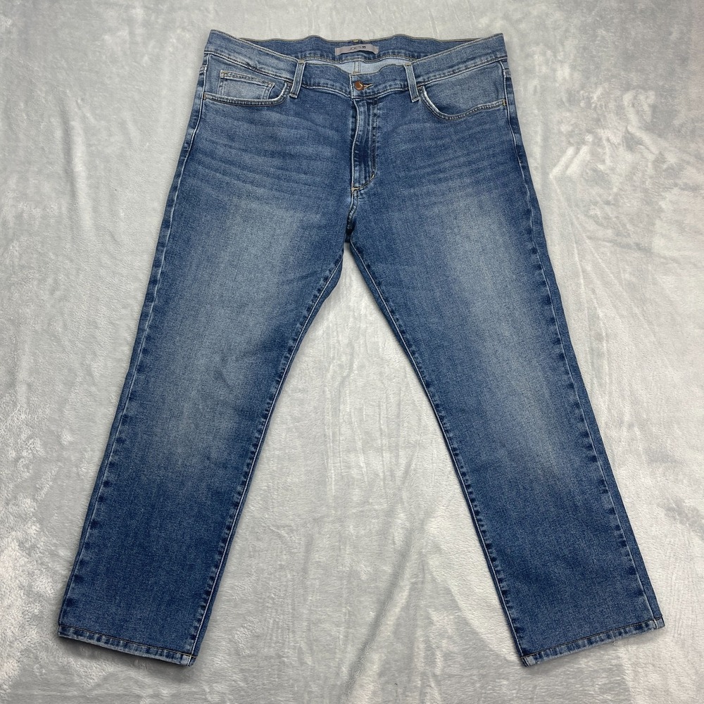 Joe's Wardner Jeans Mens 40 (40x28) Blue Denim Slim Fit Mid-Rise Straight Leg